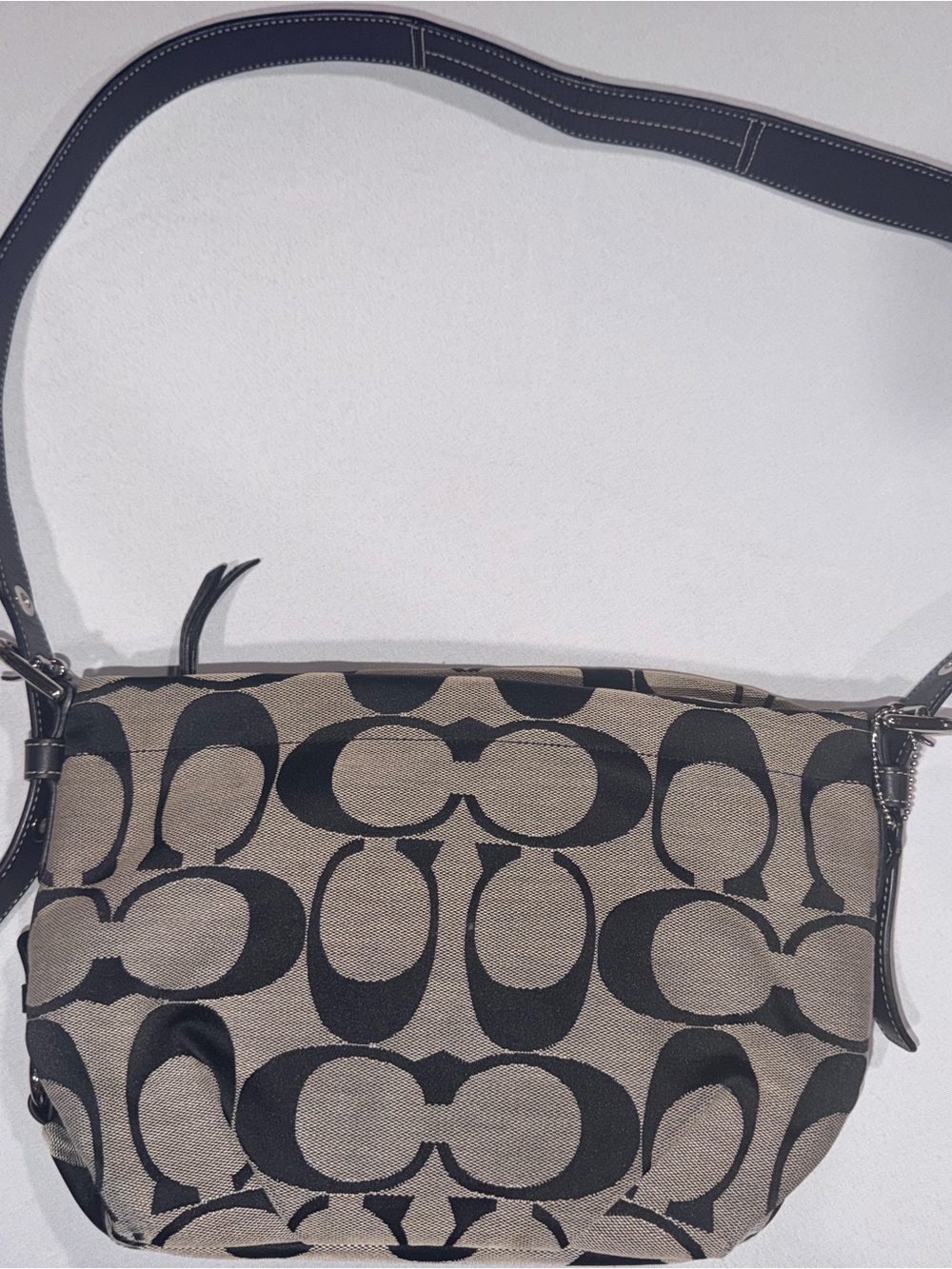 Coach Signature Jacquard Shoulder Bag